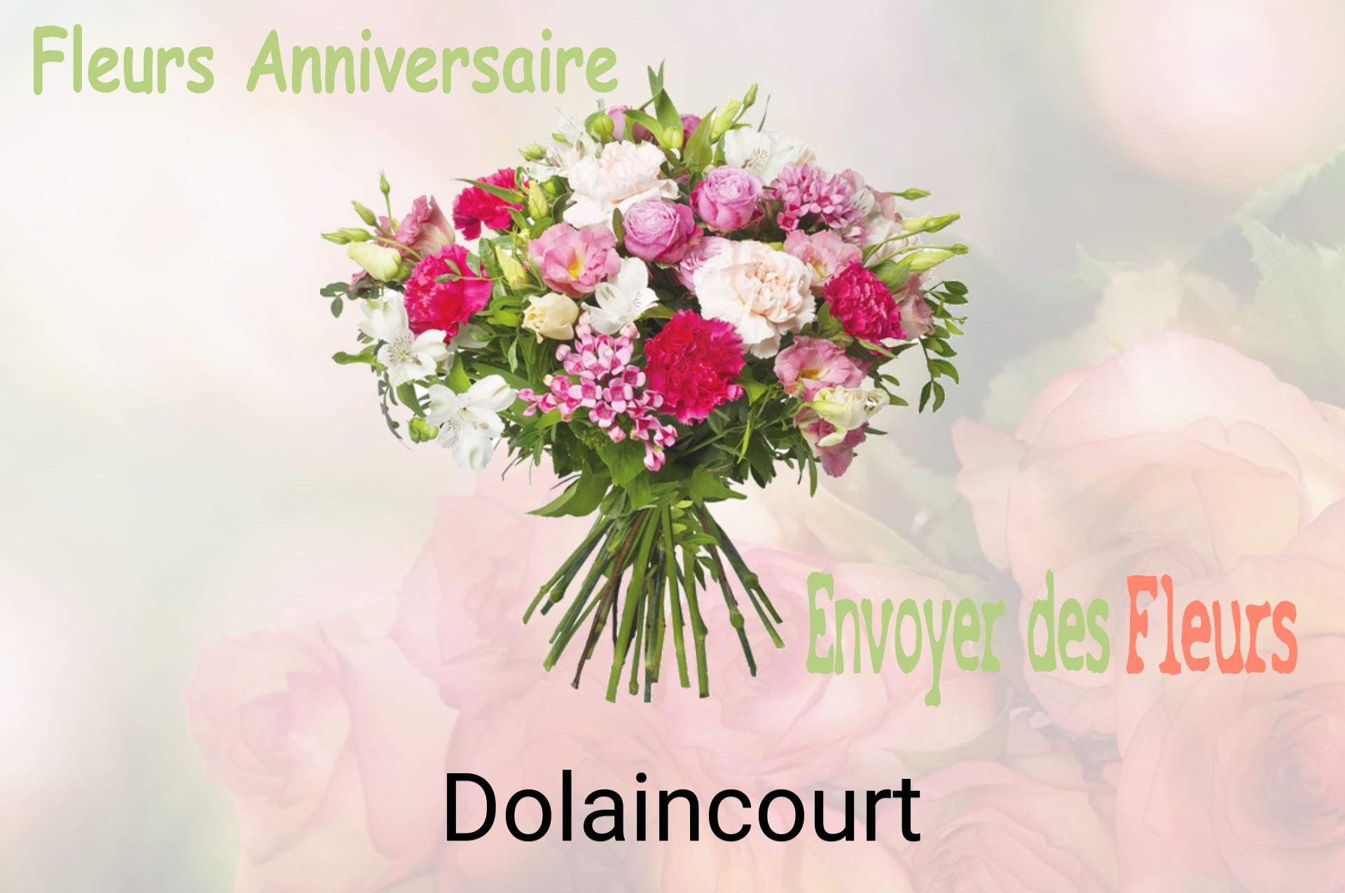 Bouquet de fleurs d’anniversaire livré à Dolaincourt